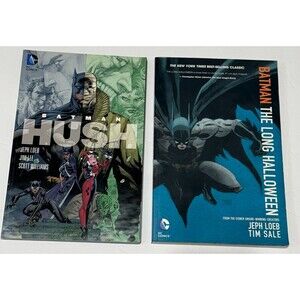 Batman The Long Halloween Hush DC Comics Graphic Novel TPB Jeph Leob Lot 2